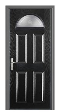 Composite Door : SCD - 9807 (Tiger Stripes Black)