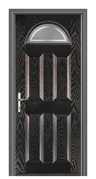 Composite Door : SCD - 9797 (Tiger Stripes Black)