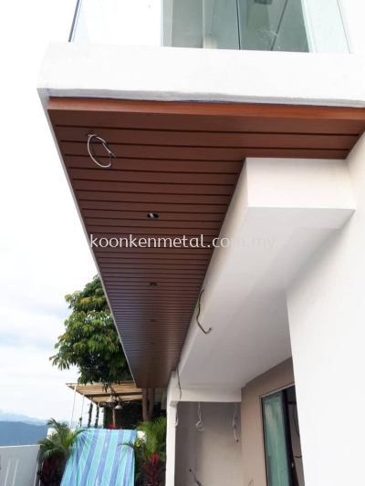 Aluminium Strips Ceiling (Concrete Slab)