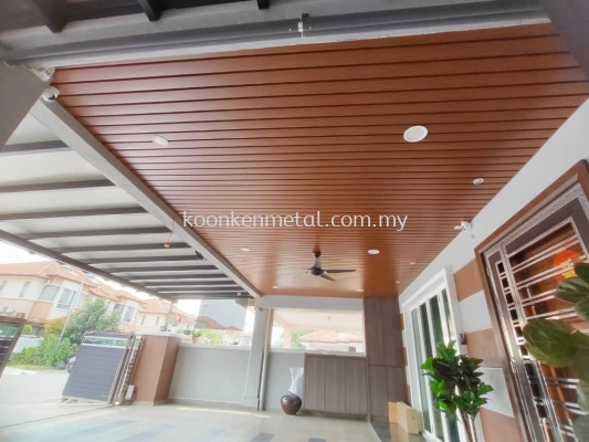 Aluminium Strips Ceiling (Concrete Slab)