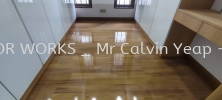 Solid wood polishing _ Kuala Lumpur Area Refurbishment Teak Wood Flooring Parquet Flooring