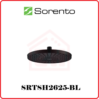 SORENTO Rain Shower Head SRTSH2625-BL