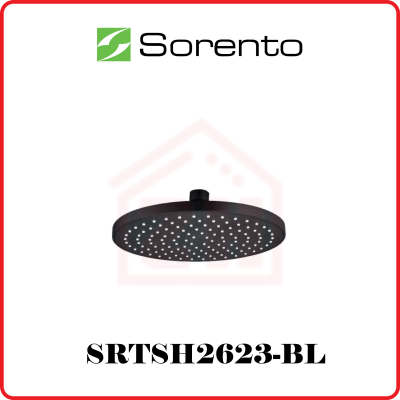 SORENTO Rain Shower Head SRTSH2623-BL