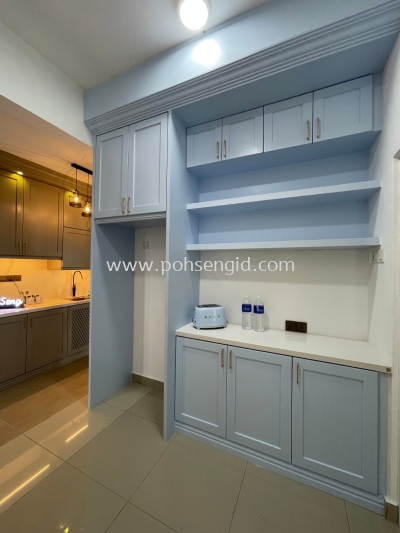 Nyatoh Spray Paint Kitchen Cabinet #SHAH ALAM