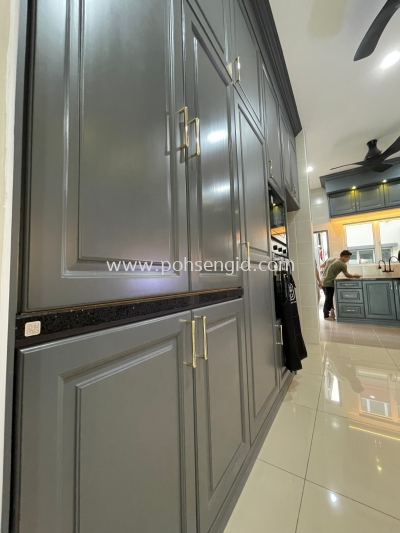 Nyatoh Spray Paint Kitchen Cabinet #NILAI