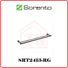 SORENTO Double Towel Bar SRT2413-RG SORENTO TOWEL RAILS BATHROOM ACCESSORIES BATHROOM