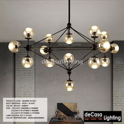 Designer 10/15/21 Head Pendant Light