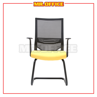 MR OFFICE : E-2877S RIB VISITOR MESH CHAIR 