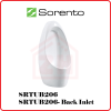 SORENTO Wall Hung Urinal Bowl SRTUB206 / SRTUB206 - Back Inlet SORENTO URINAL BOWL WATER CLOSET BATHROOM