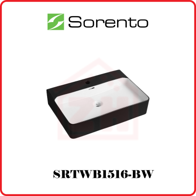 SORENTO Counter Top & Wall Hung Basin SRTWB1516-BW