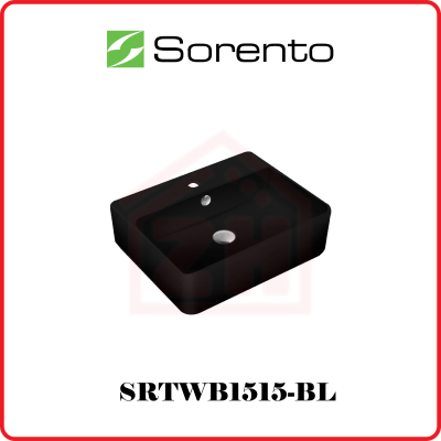 SORENTO Counter Top & Wall Hung Basin SRTWB1515-BL