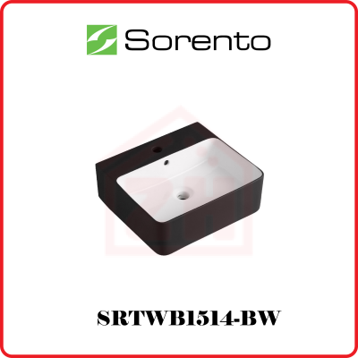 SORENTO Counter Top & Wall Hung Basin SRTWB1514-BW