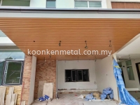 Aluminium Strips Ceiling (Concrete Slab)