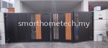 Trackless Fully Aluminum Gate Trackless Fully Aluminium Gate