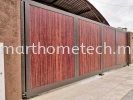 Fully Aluminum Gate Wood Aluminium Aluminium Gate