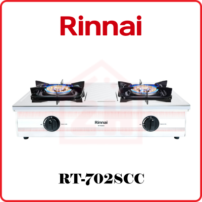 RINNAI Double Ring Burner Gas Stove RT-702SCC