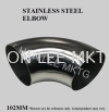 STAINLESS STEEL ELBOW 102mm 102mm STAINLESS STEEL ELBOW STAINLESS STEEL ELBOW ELBOWS & STEAM SOCKETS