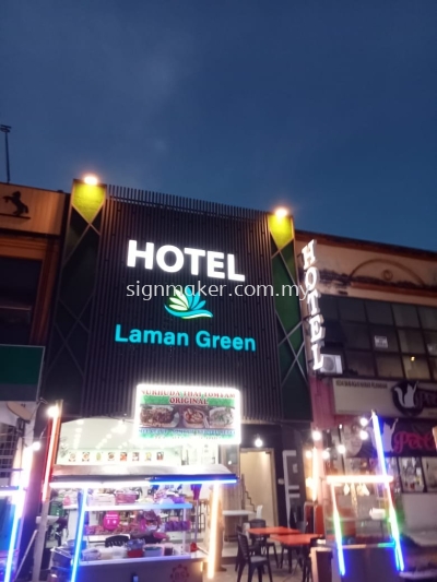 3D Front Lit Signage Installed at Shah Alam 