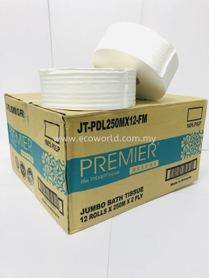 PREMIER JUMBO ROLL TISSUE 250M