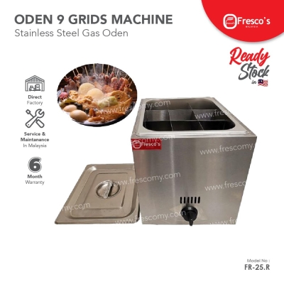 Gas Oden 9 Grids Oden Machine