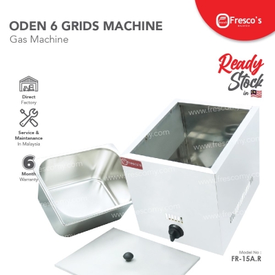 Gas Oden 6 Grids Oden Machine