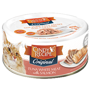 CINDY'S RECIPE ORIGINAL TUNA WITH SALMON 80G