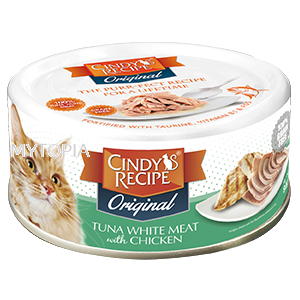 CINDY'S RECIPE ORIGINAL TUNA WITH CHICKEN 80G