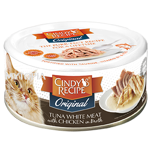 CINDY'S RECIPE ORIGINAL TUNA WITH CHICKEN BROTH 80G