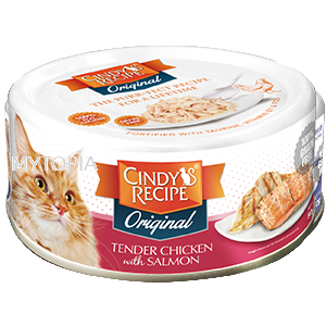 CINDY'S RECIPE ORIGINAL TENDER CHICKEN WITH SALMON 80G