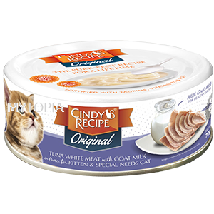 CINDY'S RECIPE ORIGINAL KITTEN TUNA WITH GOAT MILK 70G