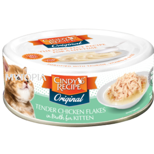 CINDY'S RECIPE ORIGINAL KITTEN CHICKEN FLAKES BROTH 70G