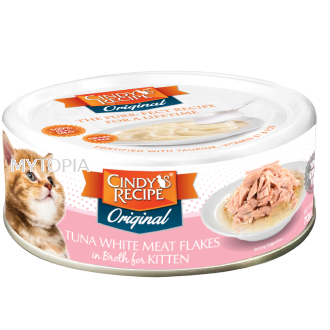 CINDY'S RECIPE ORIGINAL KITTEN TUNA FLAKES BROTH 70G