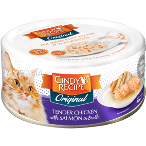 CINDY'S RECIPE ORIGINAL TENDER CHICKEN WITH SALMON BROTH 80G