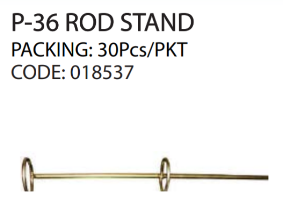 YP36 Rod Stand 30pcs per pkt (Code 018537)