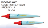 Wood Float W15 W20 (Code 149015 149020) Fishing Float