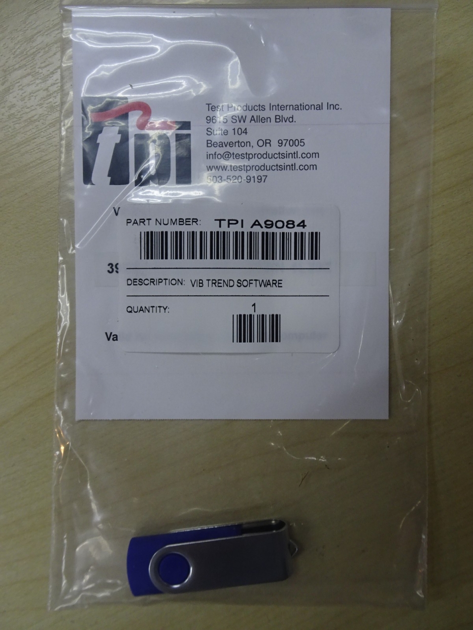 A9084 SOFTWARE (CD) FOR VIB TREND PRO SOFTWARE ACTIVATION KEY (VALID FOR INST. ONE COMPUTER)