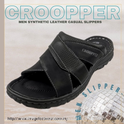 CROOPPER Men Slipper -CM-81-1078- BLACK Colour