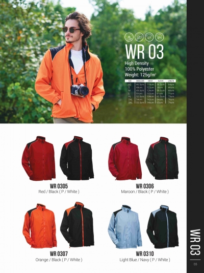 WINDBREAKER JACKET WR03