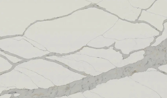 Quartz Stone Agglomerate Model : STATUARY LUMIERE