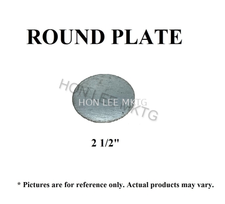 ROUND PLATE 2 1/2"