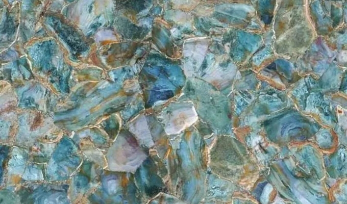 Stone Material : AGATE GREEN GOLD