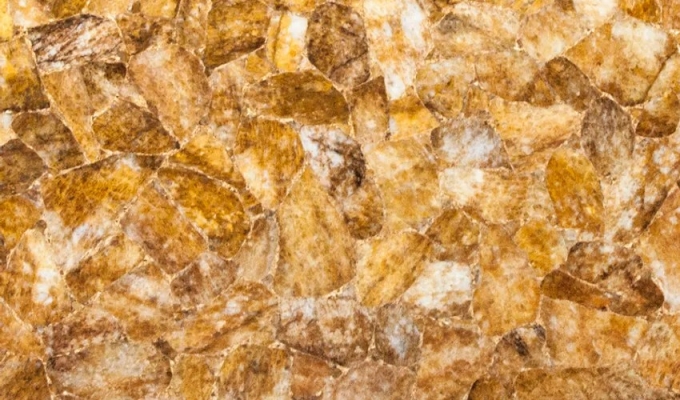 Stone Material : Quartz Chocolate With Gold