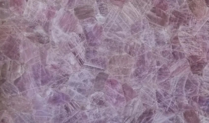 Stone Material : QUARTZ PINK PURPLE