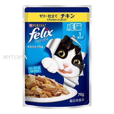 FELIX POUCH CHICKEN IN JELLY 85G x 6