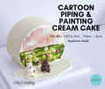 Cartoon Piping and Painting Cream Cake Baking Workshop Baking & Culinary