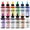 Chefmaster, Airbrush Colors Set - 12 Colors Assortment, 2 oz Airbrush Colors and Cleaner Chefmaster