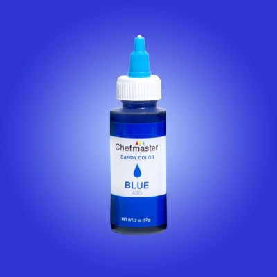 CHEFMASTER, Liquid Colouring, Candy Color (Oil Base), Blue, 2 oz