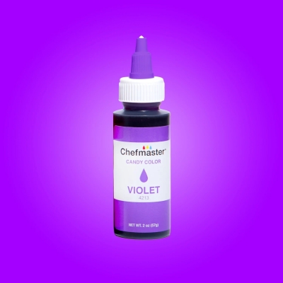 CHEFMASTER, Liquid Colouring, Candy Color (Oil Base), Violet, 2 oz