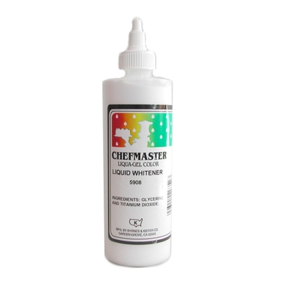 CHEFMASTER, Water Base Liquid Colours, Whitener, 16 oz