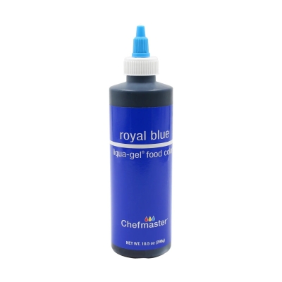 CHEFMASTER, Water Based Liqua Gel Colors, Royal Blue, 10.5 oz